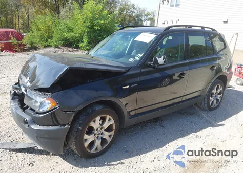 2005 BMW X3 3.0I from USA, damaged, VIN WBXPA93415WD21389